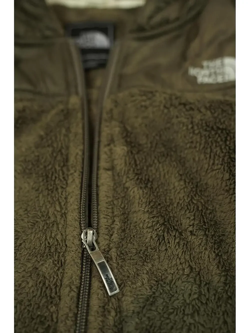 The North Face Brown Sherpa Fleece Hoodie Jacket - Gorpcore Casual Women's Small